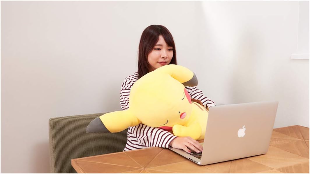 Takara Tomy Arts Pokémon, Pokemon, Easy Friends, Relax at Home, Pikachu Plush, Approx. 29.1 inches (74 cm)