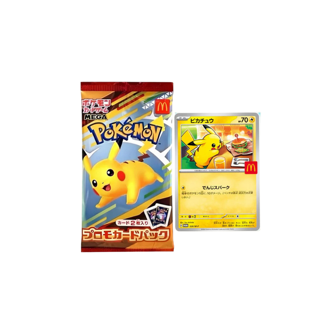 Japanese Pokemon x Mcdonald's Promo Pack Pikachu