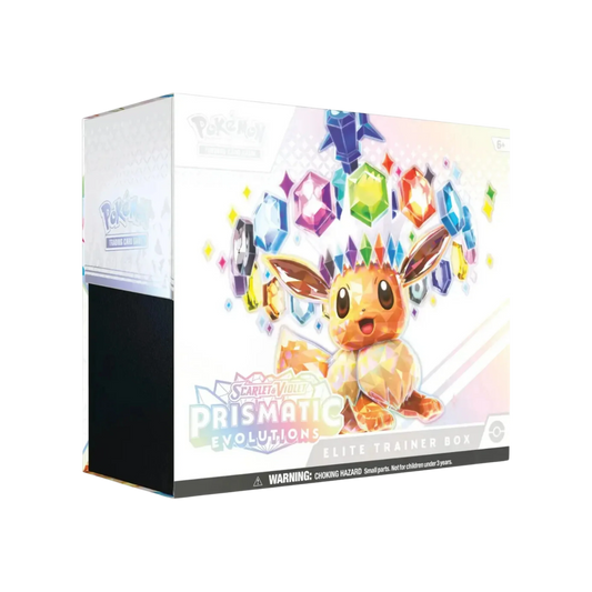 Pokemon Scarlet & Violet Prismatic Evolutions Elite Trainer Box