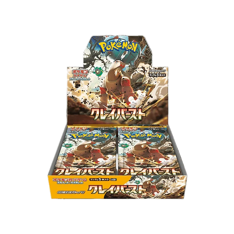 Pokemon SV2D Clay Burst booster box Japanese Card