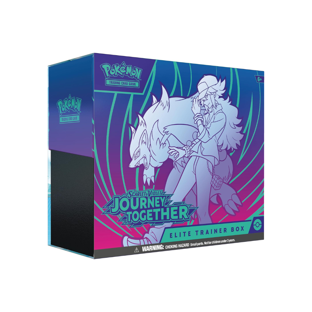 Pokemon TCG: Scarlet & Violet - Journey Together Elite Trainer Box (1 Full Art Promo Card, 9 Boosters & Premium Accessories)