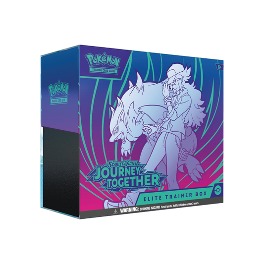Pokemon TCG: Scarlet & Violet - Journey Together Elite Trainer Box (1 Full Art Promo Card, 9 Boosters & Premium Accessories)