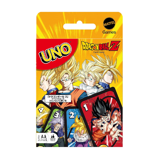 Mattel Game UNO Dragon Ball Z Card Game Party Game for 2-10 Players Ages 7 and Up HGJ78