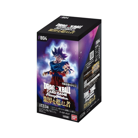 Bandai Dragon Ball FB04 Super Card Game Fusion World Booster Pack, (Box of 24 Packs)