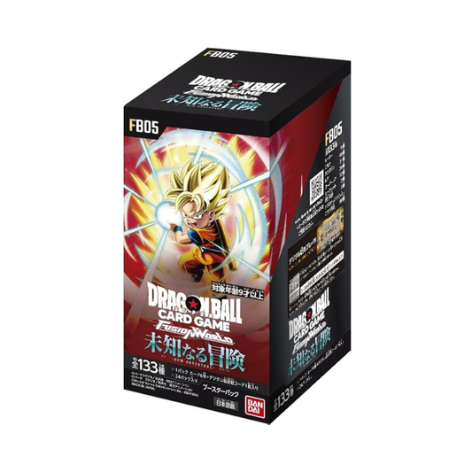 BANDAI Dragon Ball Super Card Game Fusion World Booster Pack, Unknown Adventure [FB05] (Box) 24 Pack