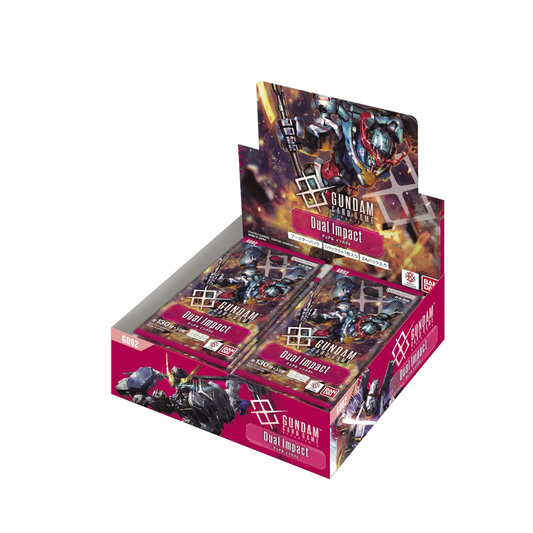 Bandai Gundam Card Game Booster Pack, Dual Impact [GD02] (Box) 24 Packs