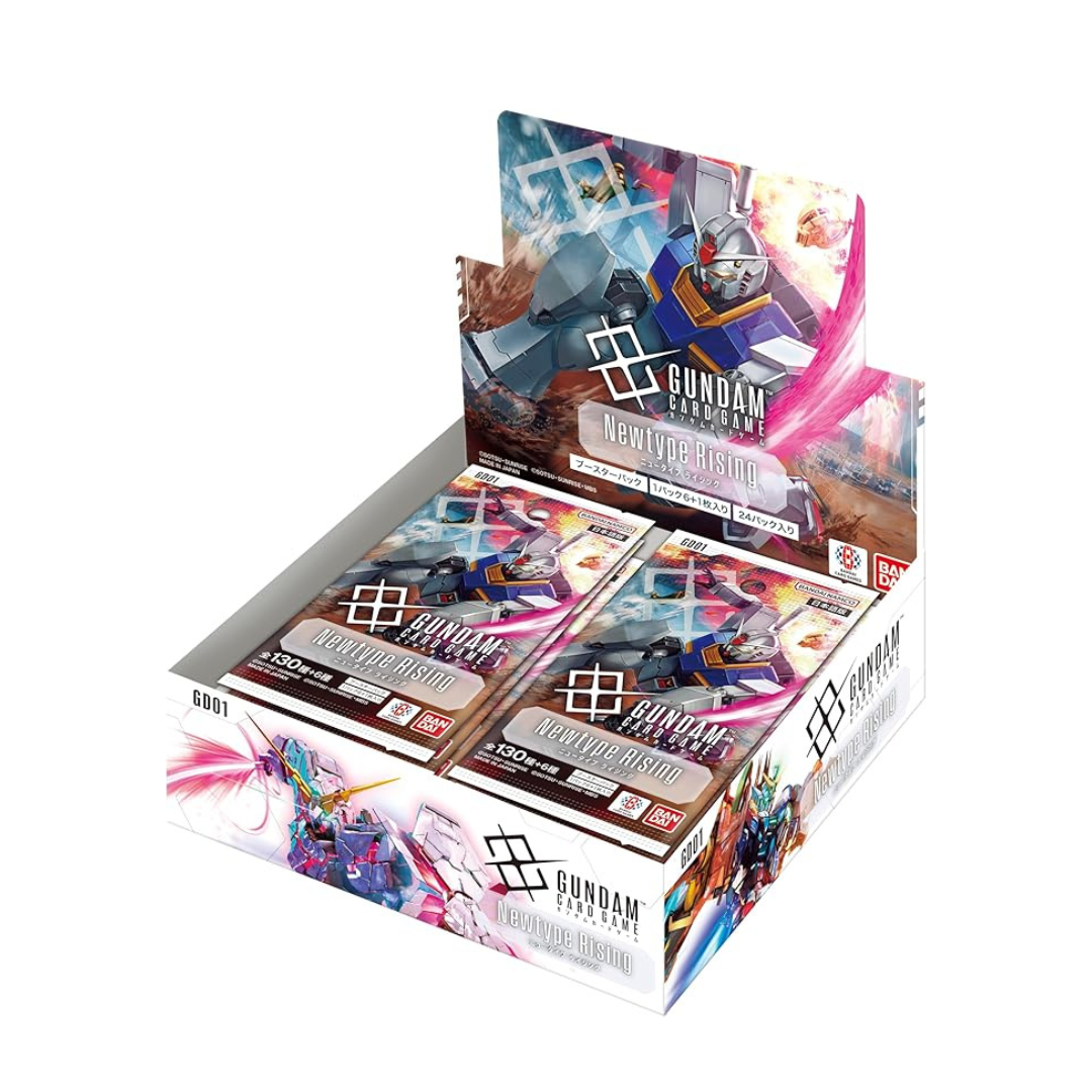 Bandai Gundam Card Game Booster Pack, Newtype Rising [GD01] (Box) 24 Packs