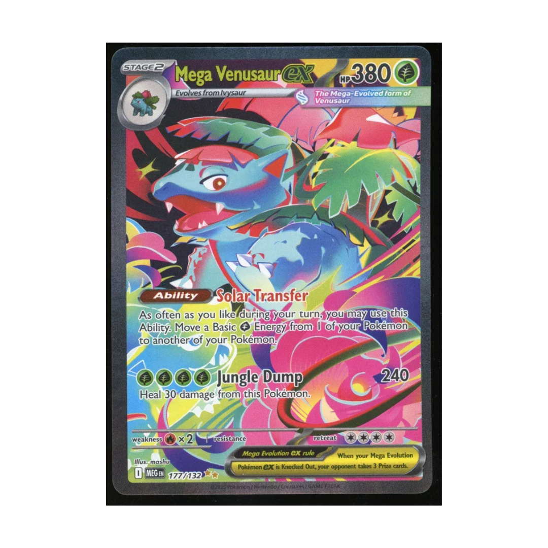 Mega Venusaur Ex #177 Pokemon Mega Evolution