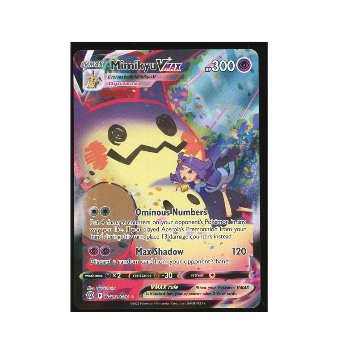 Mimikyu VMAX Trainer Gallery TG17/TG30 Holo