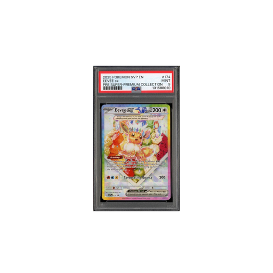 PSA 9 2025 POKEMON SVP EN #174 EEVEE ex PRE SUPER-PREMIUM COLLECTION
