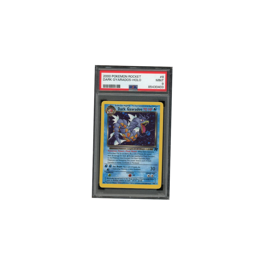 PSA 9 2000 POKEMON ROCKET DARK GYARADOS-HOLO #8